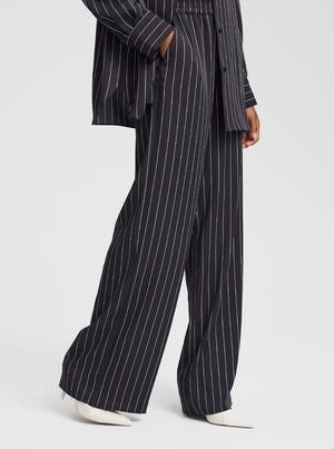 FrylaGZ Trousers - Black Pinstripe