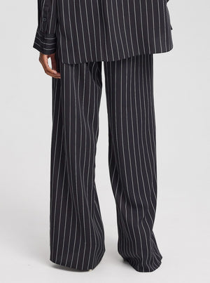 FrylaGZ Trousers - Black Pinstripe