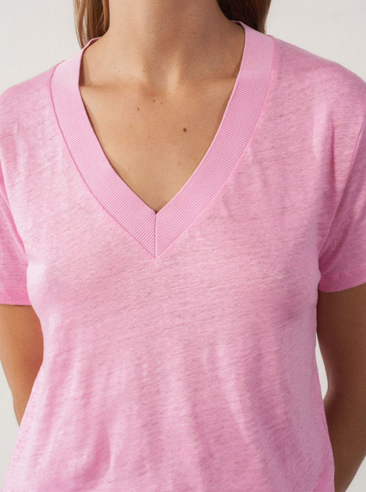 Straight T-Shirt - Gum Pink