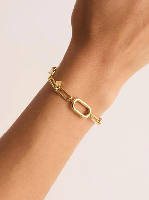 18k Gold Vermeil With Love Annex Link Bracelet