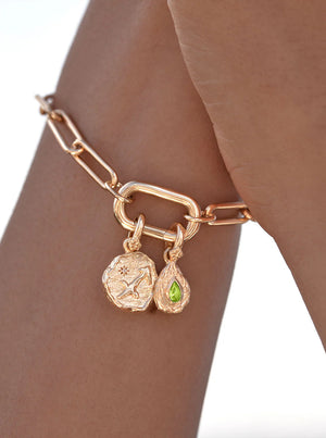 18k Gold Vermeil With Love Annex Link Bracelet