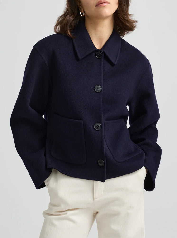 Wool Jacket - Navy