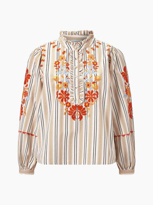 Blouse with Multicolour Embroidery - Original