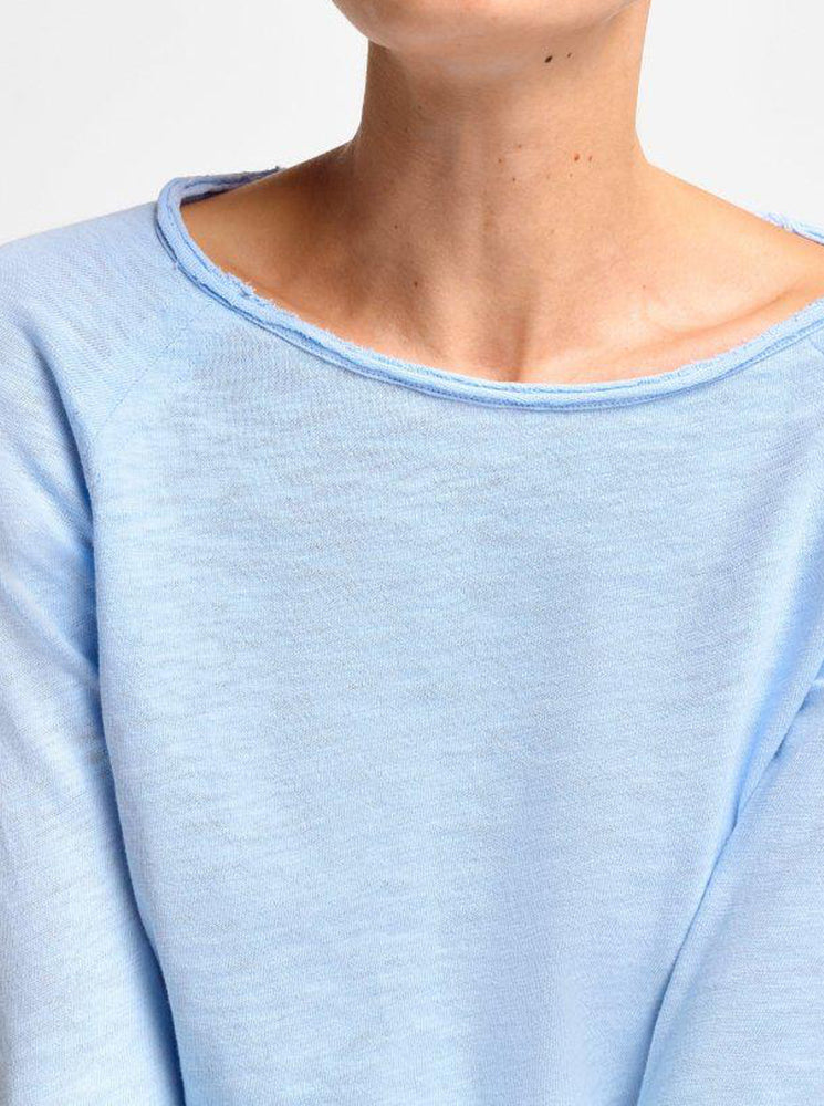 Organic Heavy Jersey Longsleeve - Cotton Blue