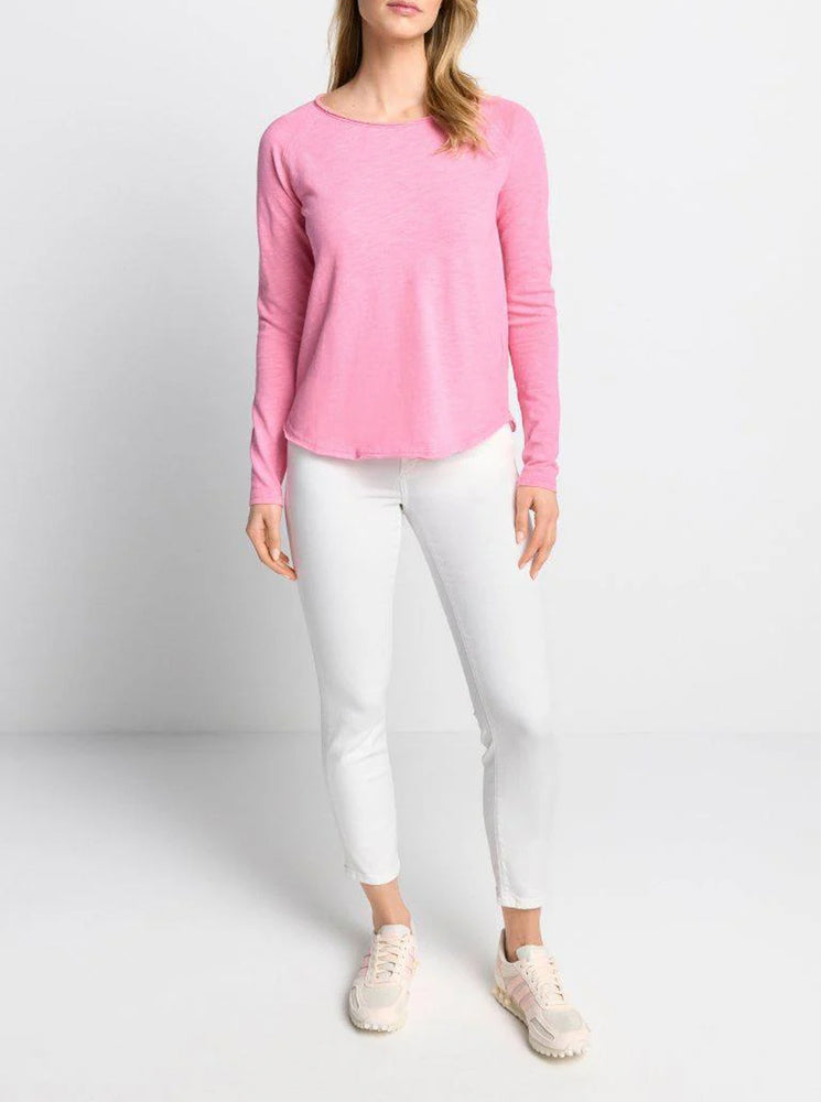 Organic Heavy Jersey Longsleeve - Sorbet Pink