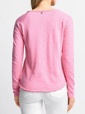 Organic Heavy Jersey Longsleeve - Sorbet Pink