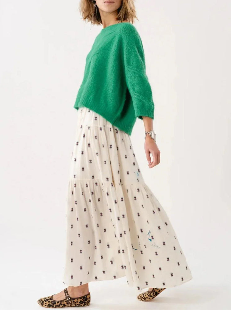 SunsetLL Maxi Skirt - Creme