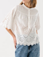 LouiseLL Blouse SS - White