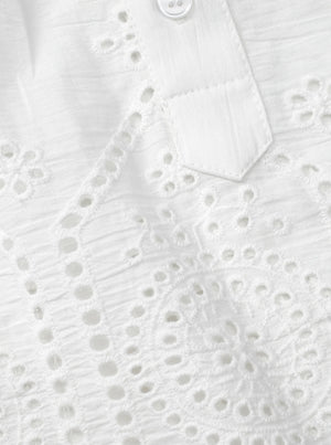 LouiseLL Blouse SS - White