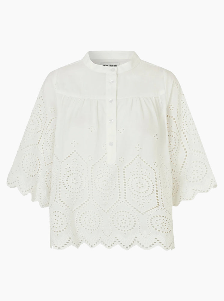 LouiseLL Blouse SS - White