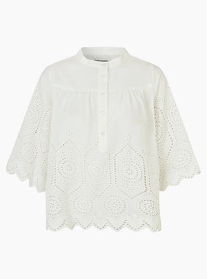 LouiseLL Blouse SS - White