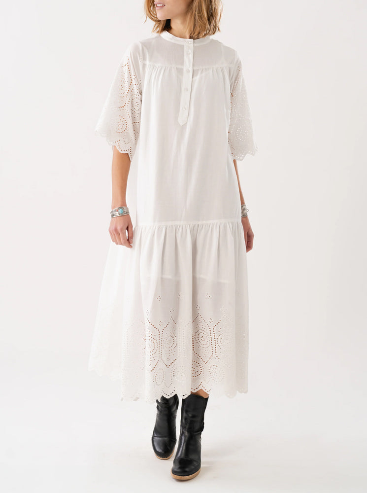 TimorLL Midi Dress SS - White