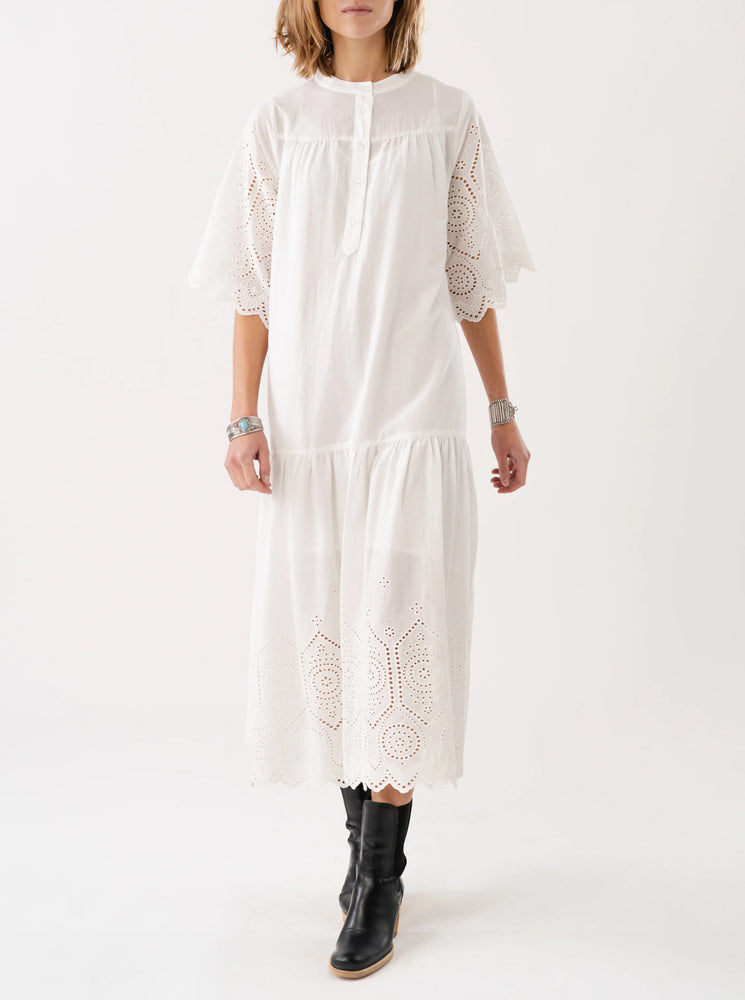 TimorLL Midi Dress SS - White