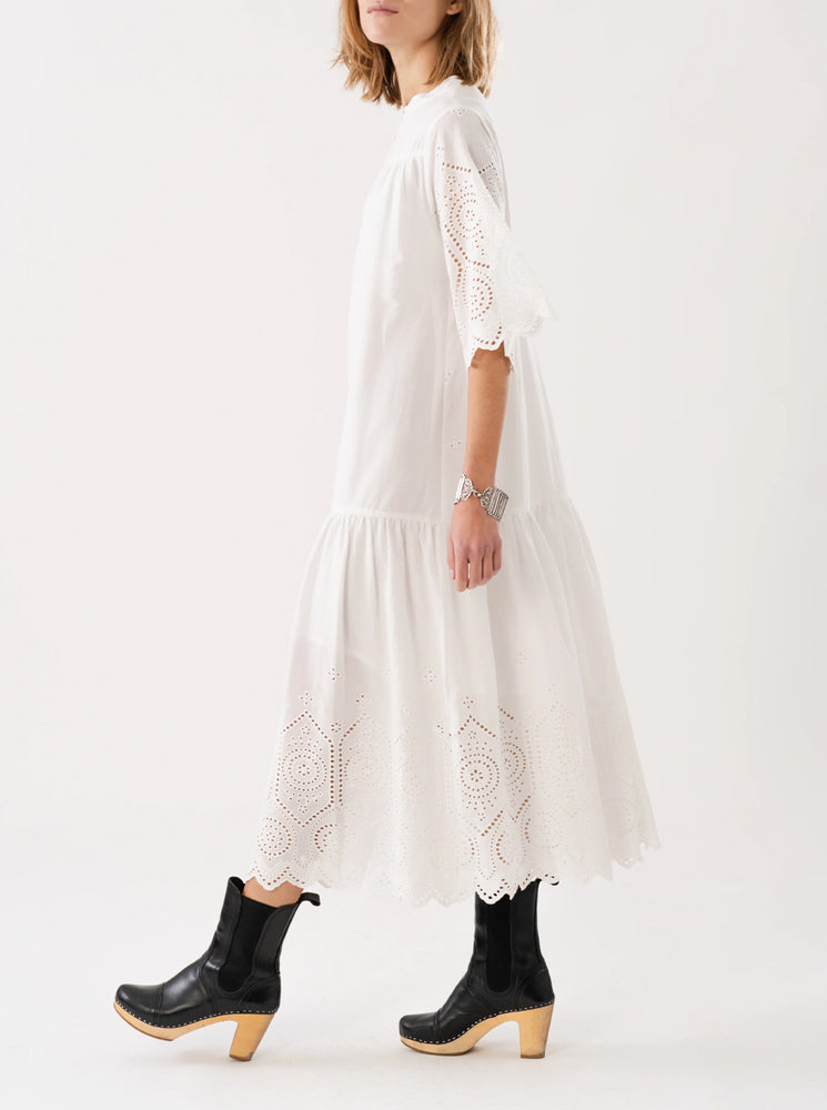 TimorLL Midi Dress SS - White