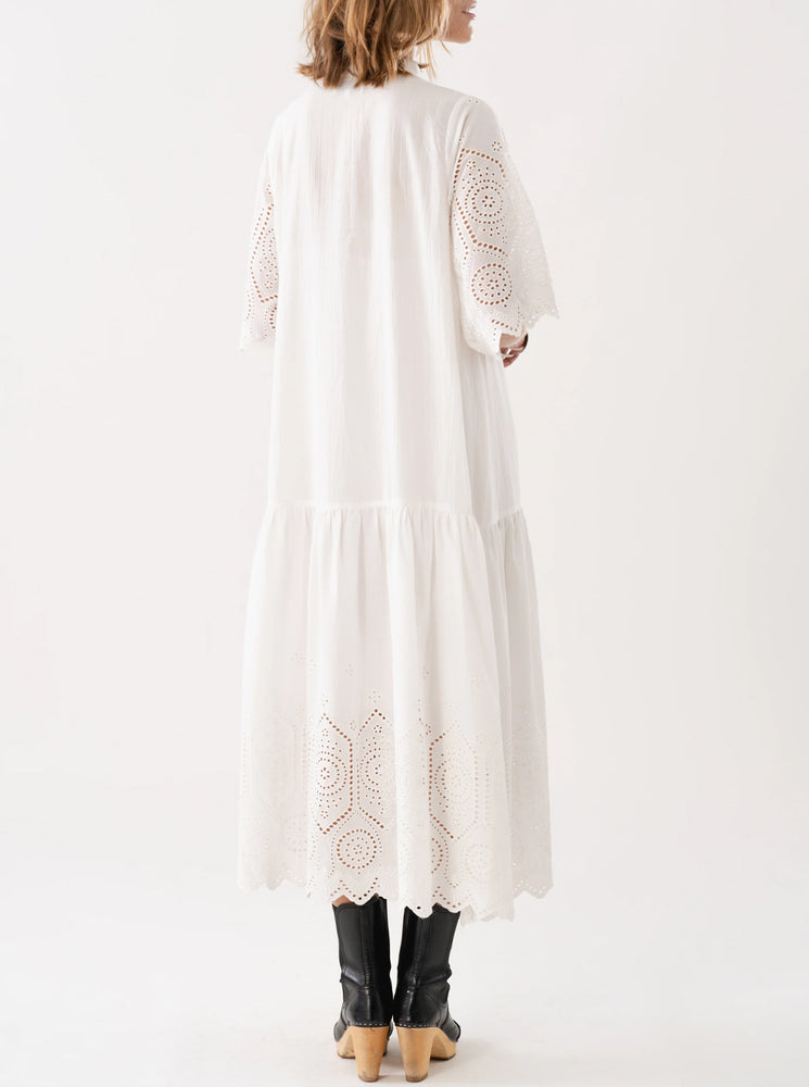 TimorLL Midi Dress SS - White