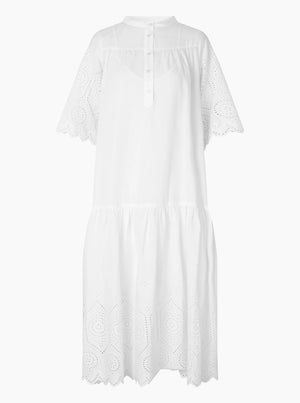 TimorLL Midi Dress SS - White