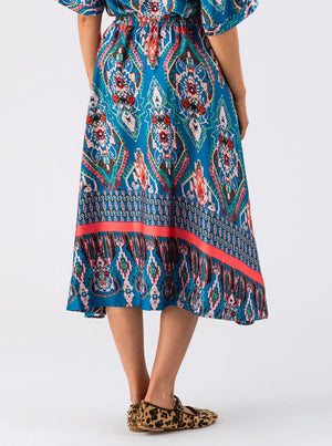 BristolLL Midi Skirt - Graphic Print