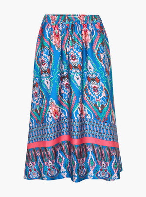 BristolLL Midi Skirt - Graphic Print