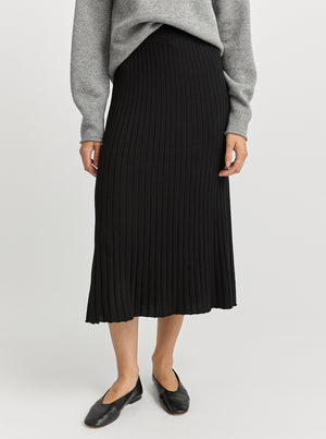 Gradient  Skirt - Black