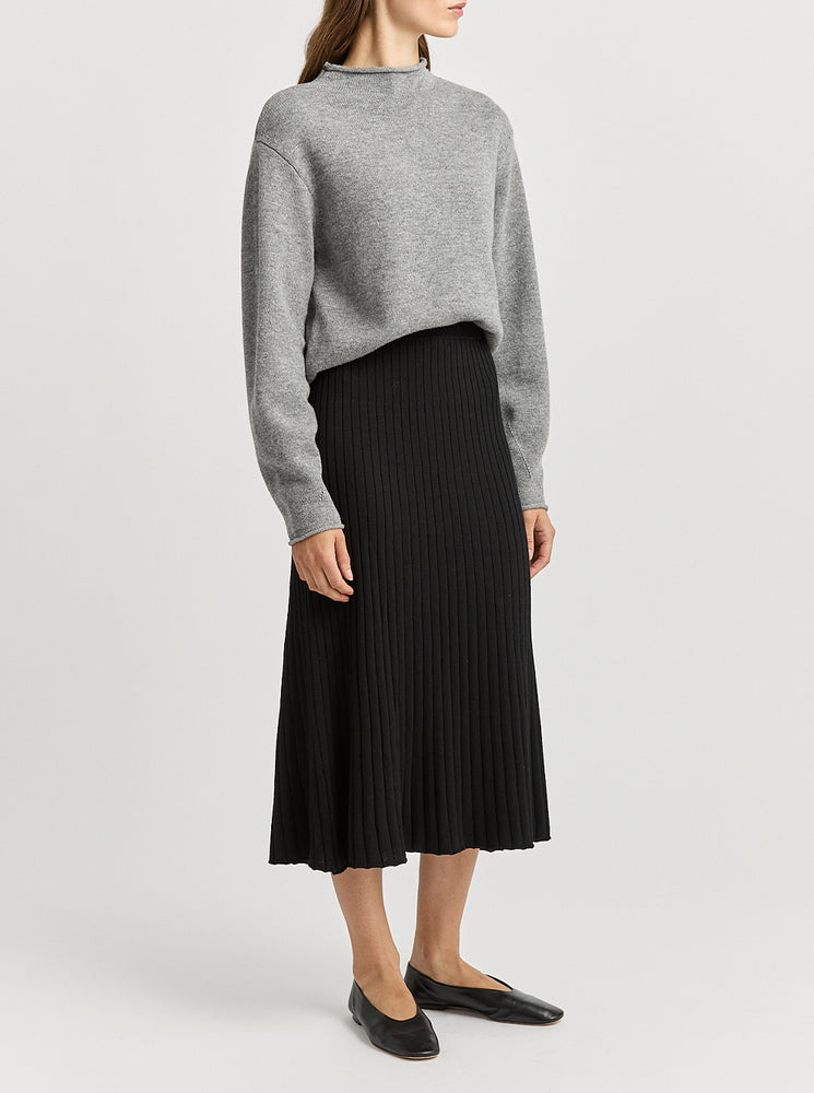 Gradient  Skirt - Black