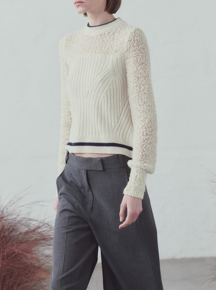 Ribbed Sweater - Unic