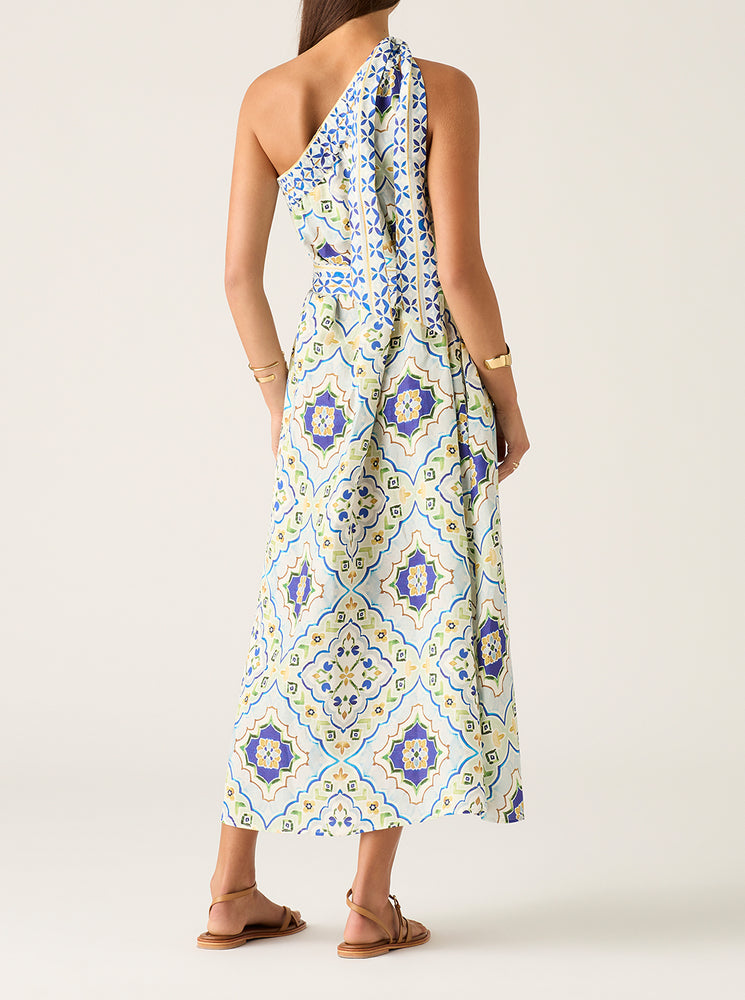 Filipa One Shoulder Dress - Filipa Print