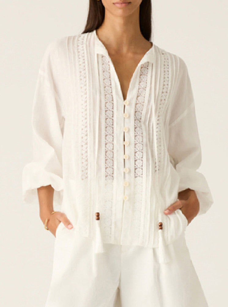 Ivy Blouse - White