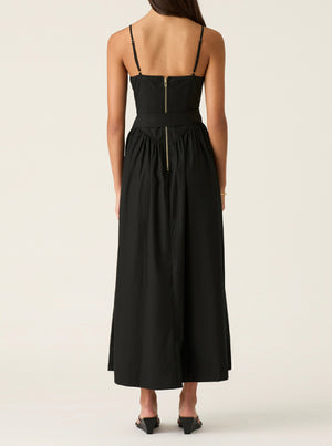 Quinn Midi Dress - Black