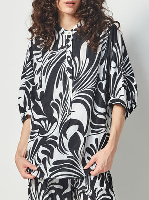 Rotate Shirt - Black Print