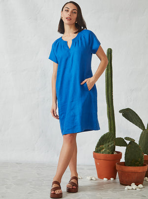 Joanna Dress - Cobalt