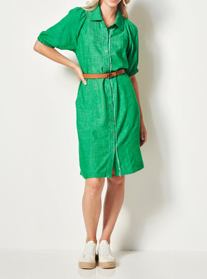 Enrich Dress - Emerald