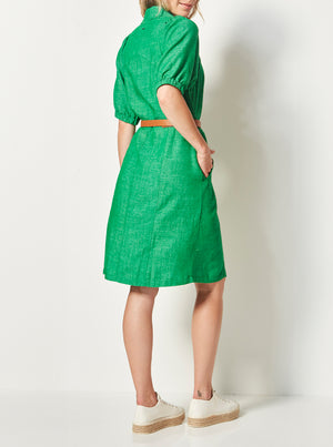 Enrich Dress - Emerald