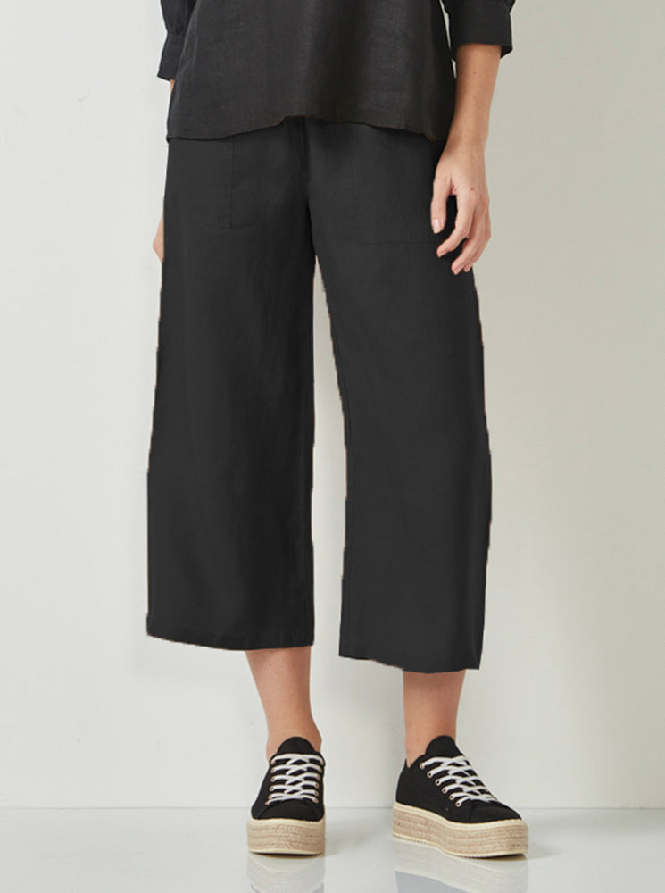 Beau 3/4 Pant - Black