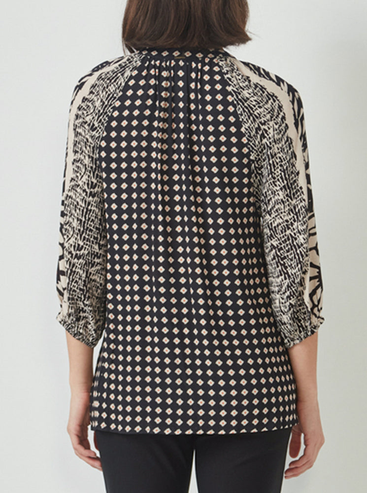 Inspire Blouse - Black Print