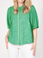 Enrich Blouse - Emerald