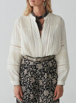 Angela Blouse - Meringe Cream