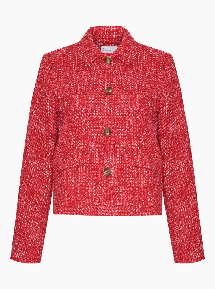 Adjoin Jacket - Fire Boucle