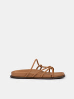 Avril Leather Sandal - Caramel Nappa