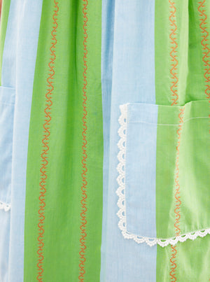 BAJA PENINSULA. Dress. - Green/Blue