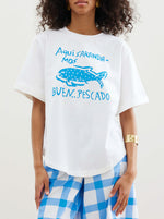 PEZ. T-Shirt. - Blue/White Stripe