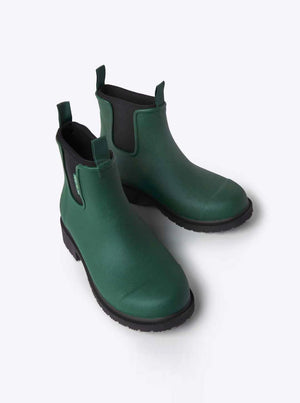 Bobbi Ankle Boot - Alpine Green & Black