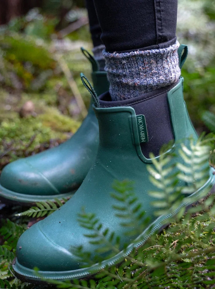 Bobbi Ankle Boot - Alpine Green & Black