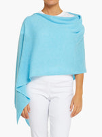 Cashmere Topper - Bahama Blue