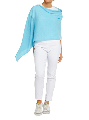 Cashmere Topper - Bahama Blue