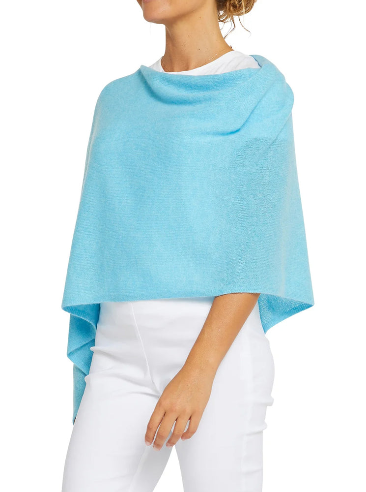 Cashmere Topper - Bahama Blue