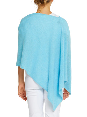 Cashmere Topper - Bahama Blue