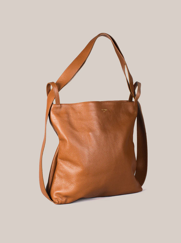 Bella XL 2-in-1 Convertible Backpack Tote - Tan