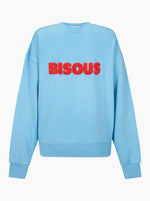 Bisous Sweatshirt - Ice Blue