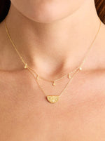 18k Gold Vermeil Blessed Lotus Necklace