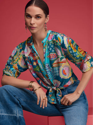 Wild Kalani Blouse - Multi